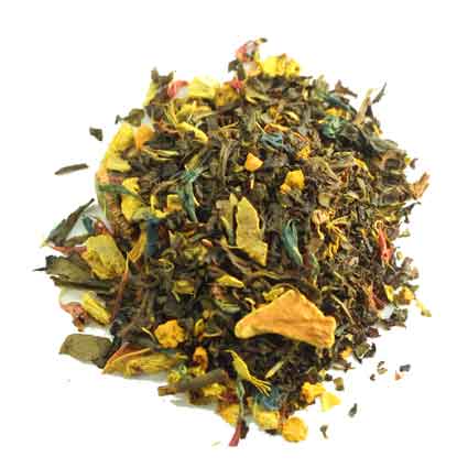 thé noir et vert - GINGEMBRE ET  CURCUMA - Divins Nectars