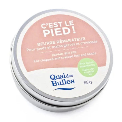 Beurre réparateur c'est le pied quai des bulles