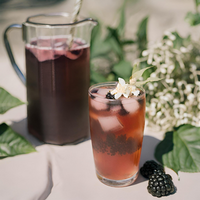 thé glacé mure et jasmin