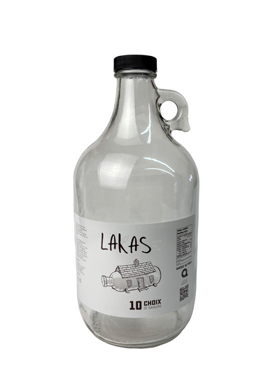 bouteillle verre 1.9L lakas kombucha lévis  - bouteille kombucha