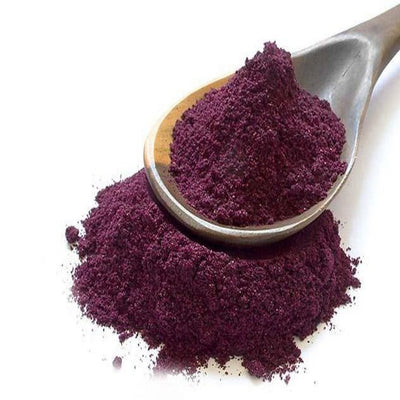 Poudre de bleuet cuilliere