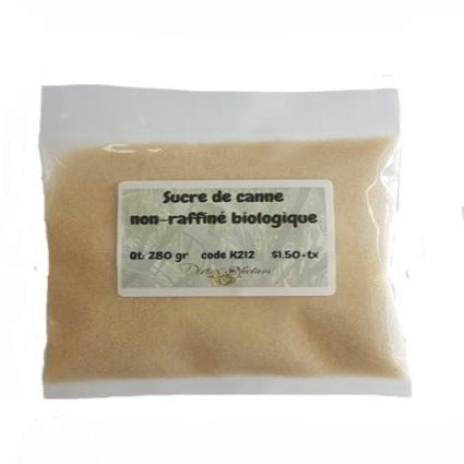 Sucre de canne à sucre naturel muscovado saharaja foncé, subsl'élasticité  de sucre de canne, stevia