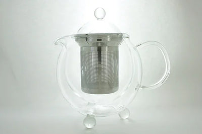 théière en verre - theiere en verre double paroi - Divins Nectars