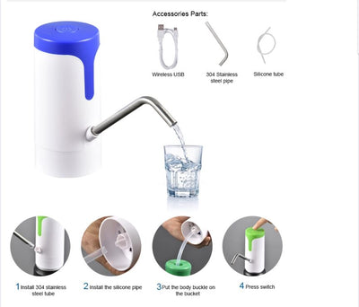 pompe à eau sans fil rechargeable